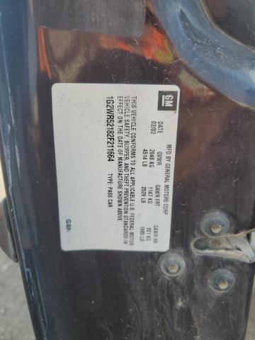 1G2WR52182F211664 - 2002 PONTIAC GRAND PRIX GTP PURPLE photo 12