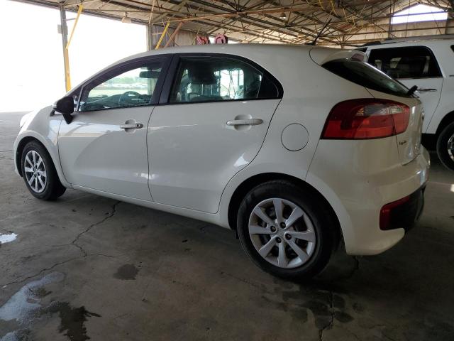 KNADM5A30G6676304 - 2016 KIA RIO LX WHITE photo 2