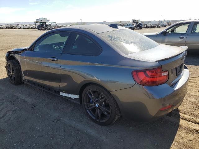 WBA1J7C59GV360072 - 2016 BMW M235I GRAY photo 2