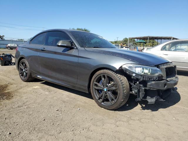 WBA1J7C59GV360072 - 2016 BMW M235I GRAY photo 4