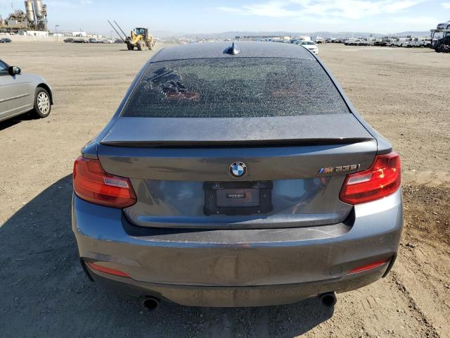 WBA1J7C59GV360072 - 2016 BMW M235I GRAY photo 6