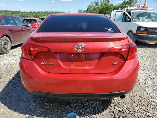 2T1BURHE8HC917545 - 2017 TOYOTA COROLLA L RED photo 5