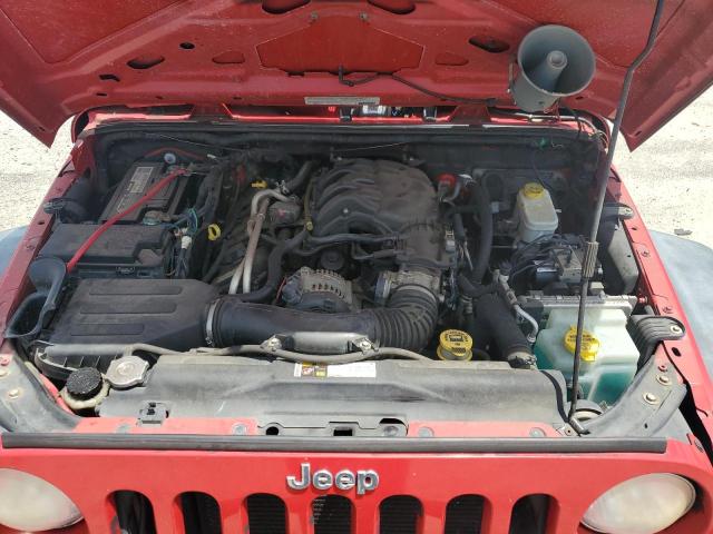 1C4AJWAG4CL267595 - 2012 JEEP WRANGLER SPORT RED photo 12