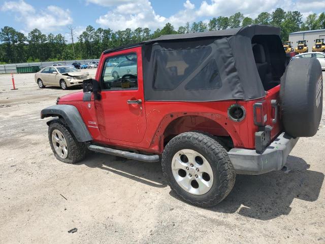 1C4AJWAG4CL267595 - 2012 JEEP WRANGLER SPORT RED photo 2
