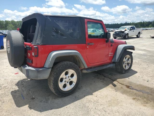 1C4AJWAG4CL267595 - 2012 JEEP WRANGLER SPORT RED photo 3