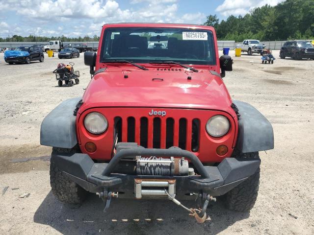 1C4AJWAG4CL267595 - 2012 JEEP WRANGLER SPORT RED photo 5