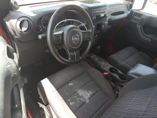 1C4AJWAG4CL267595 - 2012 JEEP WRANGLER SPORT RED photo 8