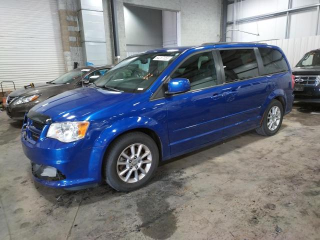 2C4RDGEGXDR756893 - 2013 DODGE GRAND CARA R/T BLUE photo 1