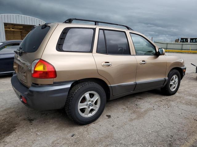 KM8SC13E53U477190 - 2003 HYUNDAI SANTA FE GLS GOLD photo 3