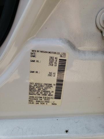 1N4BL4CV3NN395631 - 2022 NISSAN ALTIMA SR WHITE photo 12