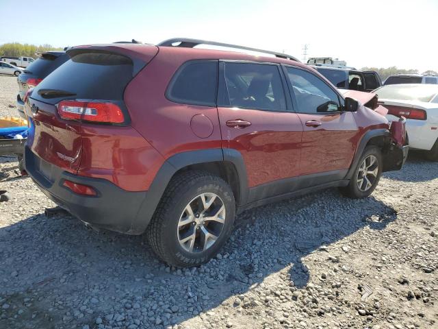 1C4PJMBS0GW261671 - 2016 JEEP CHEROKEE TRAILHAWK BURGUNDY photo 3