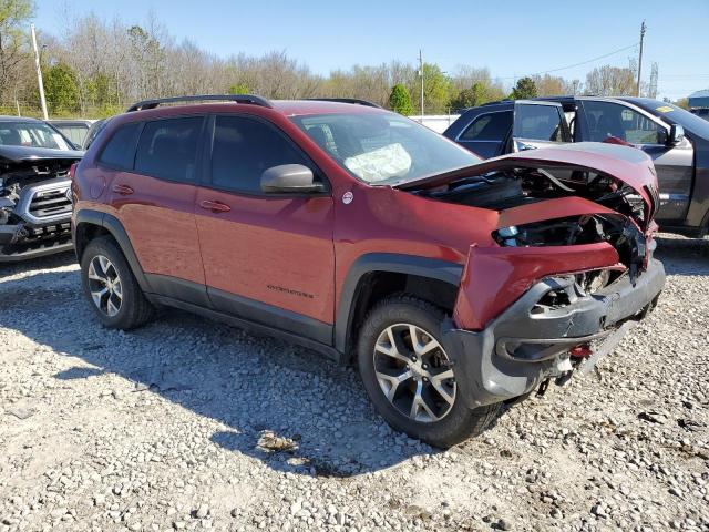 1C4PJMBS0GW261671 - 2016 JEEP CHEROKEE TRAILHAWK BURGUNDY photo 4