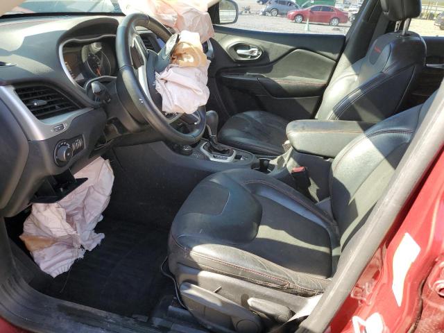 1C4PJMBS0GW261671 - 2016 JEEP CHEROKEE TRAILHAWK BURGUNDY photo 7