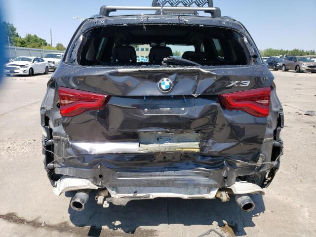 5UXTR9C55JLC82460 - 2018 BMW X3 XDRIVE30I BLACK photo 6