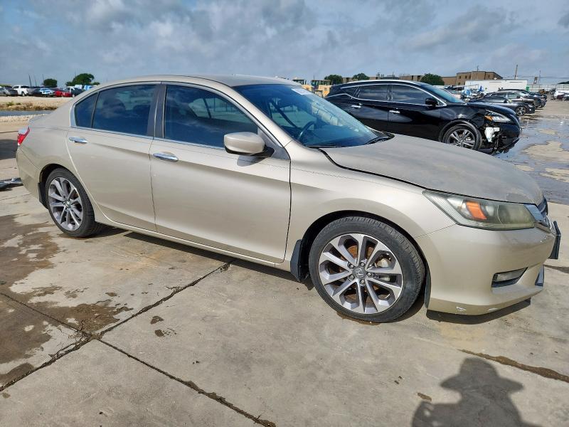 1HGCR2F53EA024720 - 2014 HONDA ACCORD SPORT BEIGE photo 4