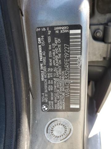WBACB3326RFE19227 - 1994 BMW 3 SERIES I 灰色 照片 12