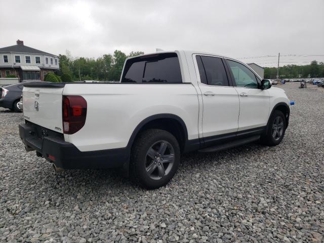 5FPYK3F57NB001597 - 2022 HONDA RIDGELINE RTL Blanc photo 3