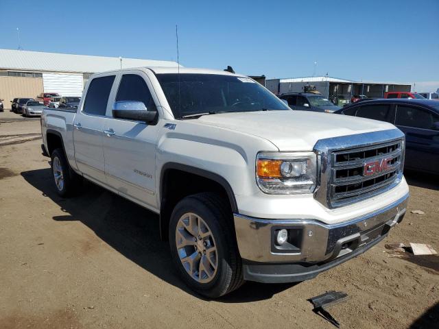 3GTU2VEC4FG153710 - 2015 GMC SIERRA K1500 SLT WHITE photo 4