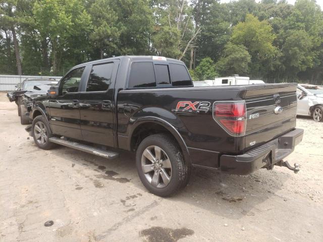 1FTFW1CT8DKD23291 - 2013 FORD F150 SUPERCREW BLACK photo 2