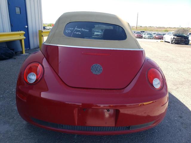 3VWSF31Y36M311311 - 2006 VOLKSWAGEN NEW BEETLE CONVERTIBLE OPTION PACKAGE 2 RED photo 6