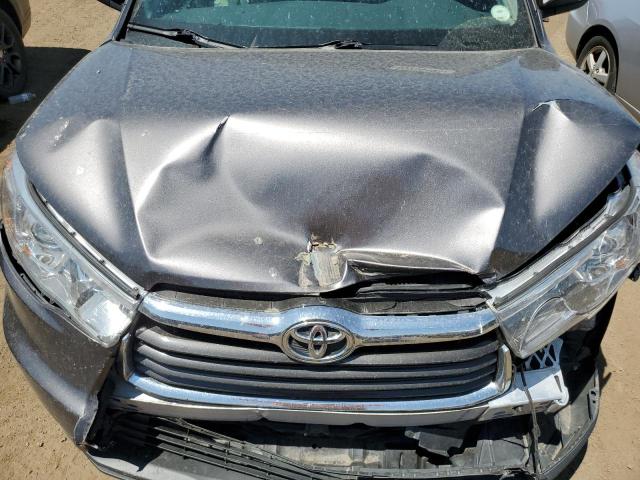 5TDJKRFH1GS300279 - 2016 TOYOTA HIGHLANDER XLE Boz foto 12