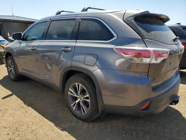 5TDJKRFH1GS300279 - 2016 TOYOTA HIGHLANDER XLE Boz foto 2
