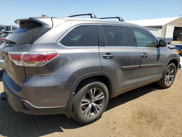5TDJKRFH1GS300279 - 2016 TOYOTA HIGHLANDER XLE Boz foto 3