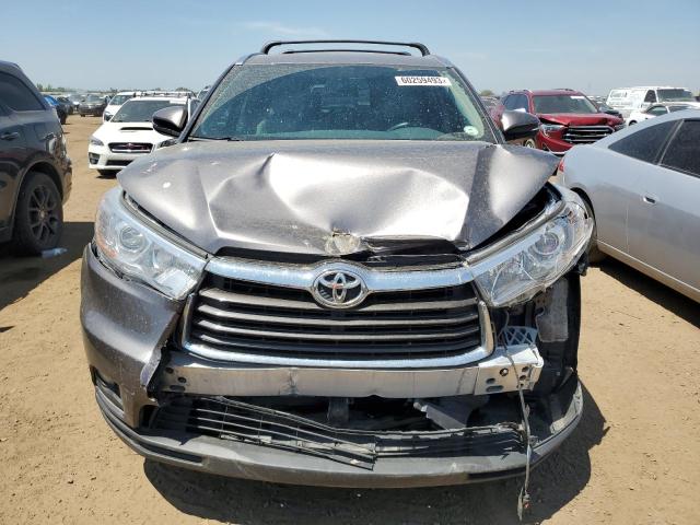 5TDJKRFH1GS300279 - 2016 TOYOTA HIGHLANDER XLE Boz foto 5