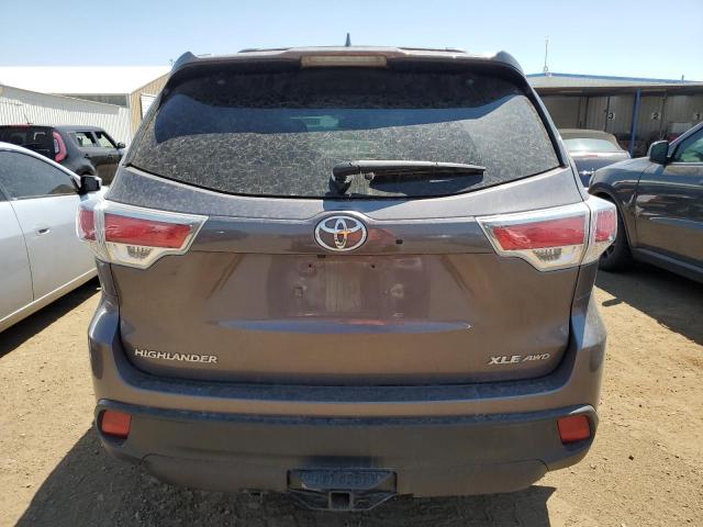 5TDJKRFH1GS300279 - 2016 TOYOTA HIGHLANDER XLE Boz foto 6