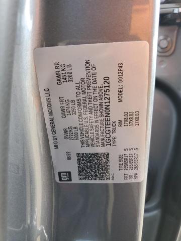 1GCGTEEN0N1275120 - 2022 CHEVROLET COLORADO ZR2 GRAY photo 12