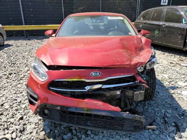 3KPF54AD7KE088639 - 2019 KIA FORTE EX RED photo 5