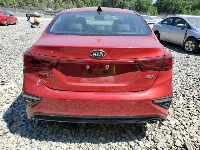 3KPF54AD7KE088639 - 2019 KIA FORTE EX RED photo 6