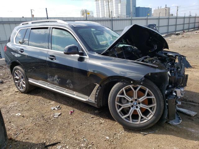 5UXCW2C00M9F05784 - 2021 BMW X7 XDRIVE40I BLACK photo 4