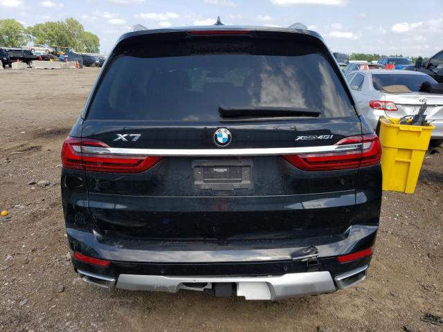 5UXCW2C00M9F05784 - 2021 BMW X7 XDRIVE40I BLACK photo 6