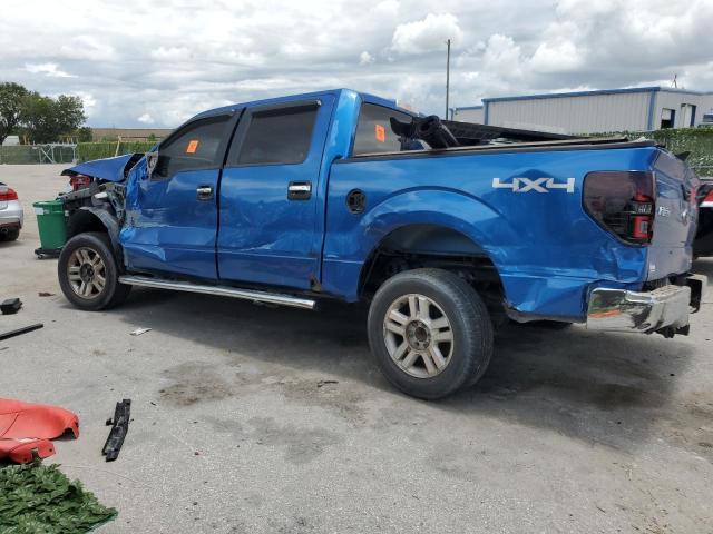 1FTFW1EFXEKD32227 - 2014 FORD F150 SUPERCREW BLUE photo 2