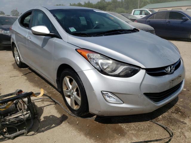 KMHDH4AE8DU639166 - 2013 HYUNDAI ELANTRA GLS SILVER photo 4