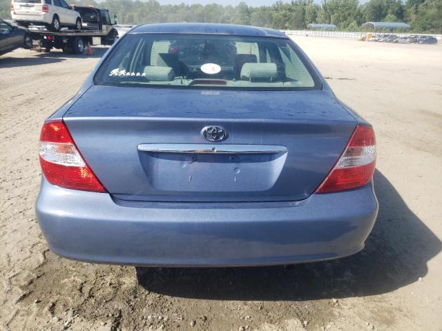 4T1BE32K23U671690 - 2003 TOYOTA CAMRY LE BLUE photo 6