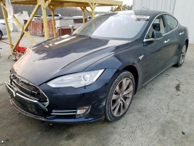 5YJSA1H13EFP35802 - 2014 TESLA MODEL S  լուսանկար 2
