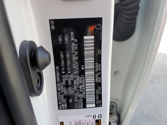 JTENU5JR4M5846477 - 2021 TOYOTA 4RUNNER SR5/SR5 PREMIUM 白色 照片 13