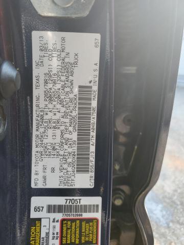 5TFJU4GN5DX041139 - 2013 TOYOTA TACOMA DOUBLE CAB PRERUNNER BLUE photo 13