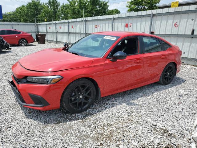 2HGFE2F55RH567244 - 2024 HONDA CIVIC SPORT RED photo 1