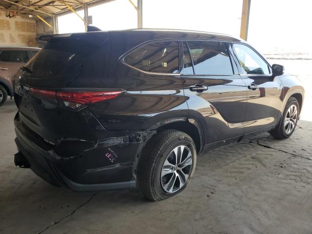 5TDHZRBH9MS110841 - 2021 TOYOTA HIGHLANDER XLE BLACK photo 3