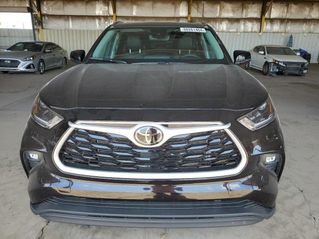 5TDHZRBH9MS110841 - 2021 TOYOTA HIGHLANDER XLE BLACK photo 5