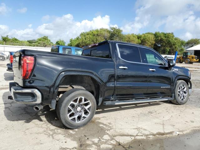 3GTPHDED6NG637293 - 2022 GMC SIERRA C1500 SLT BLACK photo 3