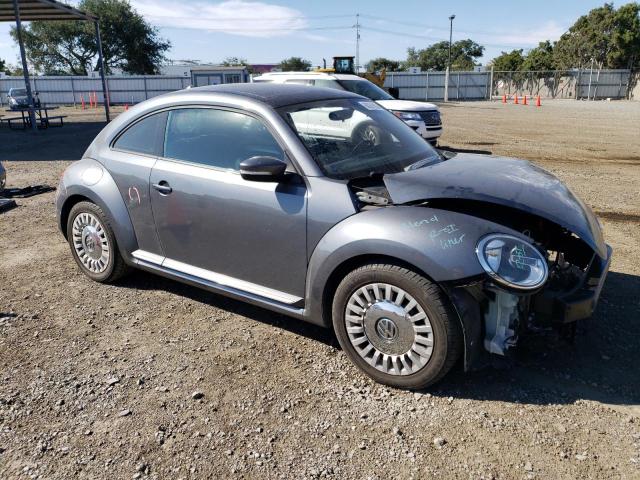 3VWJP7AT1DM675101 - 2013 VOLKSWAGEN BEETLE GRAY photo 4