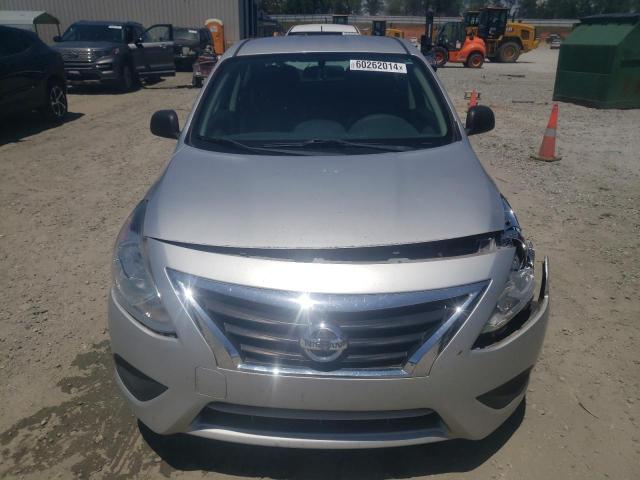 3N1CN7AP4FL825640 - 2015 NISSAN VERSA S SILVER photo 5