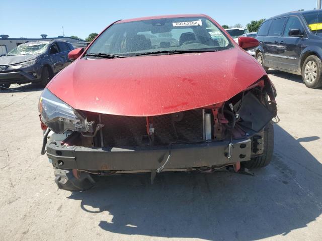 5YFBURHE2KP861495 - 2019 TOYOTA COROLLA L RED photo 5