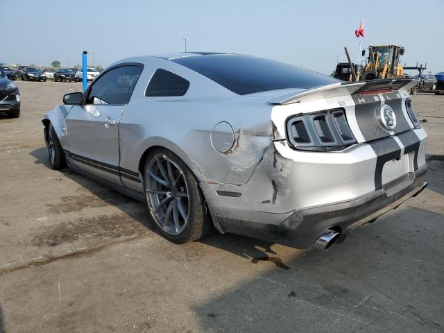 1ZVBP8JS8B5156504 - 2011 FORD MUSTANG SHELBY GT500 SILVER photo 2