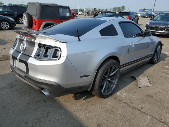 1ZVBP8JS8B5156504 - 2011 FORD MUSTANG SHELBY GT500 SILVER photo 3