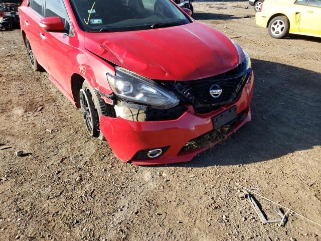 3N1CB7AP4HY227370 - 2017 NISSAN SENTRA SR TURBO RED photo 9